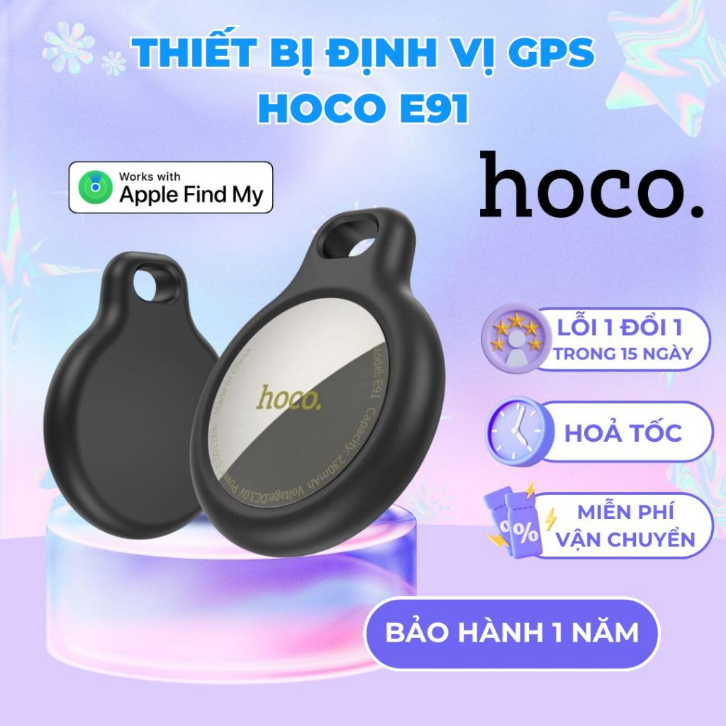 Thiết Bị Định Vị GPS Hoco E91 - Định Vị Toàn Cầu, Thiết kế nhỏ gọn, Tiện lợi, Tìm kiếm định vị nhanh