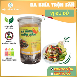 [Siêu hấp dẫn] Mắm ba khía trộn đu đủ giòn rụm thơm ngon hấp dẫn - Đặc sản Cà Mau - Chắc thịt - BÀ NA FOOD