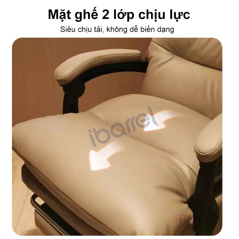 IBARREL Ghế xoay ngồi học ghế văn phòng xoay tựa lưng thoải mái ngồi lâu dài nhẹ nhàng sang trọng | BigBuy360 - bigbuy360.vn