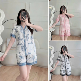 Đồ ngủ nữ Xavia  chất liệu lụa latin cổ V thoáng mát thấm hút mồ hôi tốt, mềm mại P13