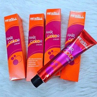Thuốc Nhuộm Tóc Rewell (Cam) 100ml - Đủ Màu Thời trang - KHÔNG Kèm Oxy Trợ Nhuộm.