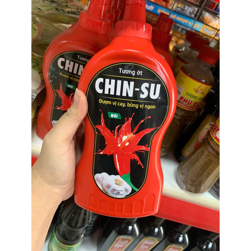  Tương Ớt CHINSU 1KG – Cay Ngon Đậm Đà Từ Ớt Tươi | Gia Vị Chấm & Nấu Chính Hãng Masan 
