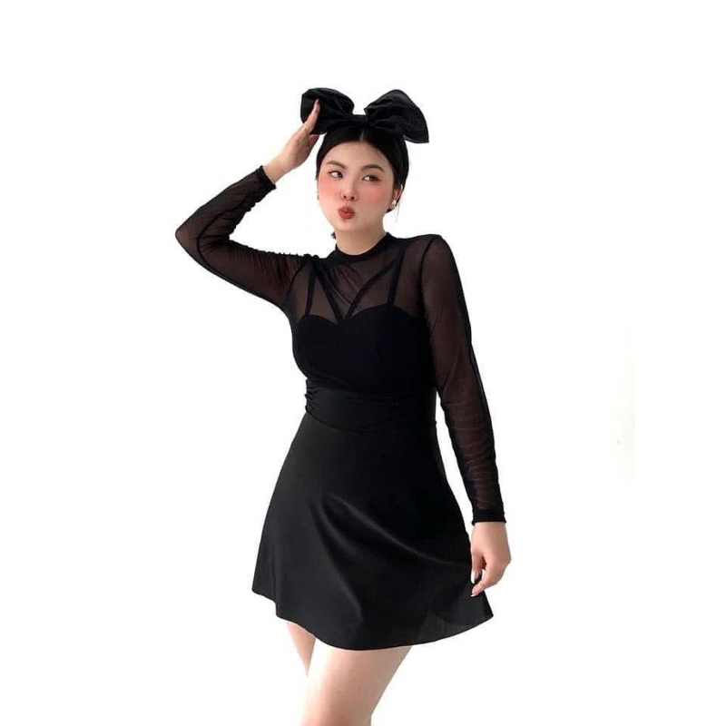 | Chang Tròn | Sét Đồ Bơi Phối Voan Bigsize ( sét liền rời quần bên trong - có mút ngực ) | BigBuy360 - bigbuy360.vn