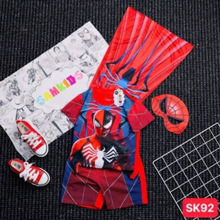  Bộ người nhện kèm choàng và mặt nạ cho bé trai 