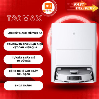  Robot hút bụi X1 OMNI T20 MAX BH chính hãng 24 tháng_Tự động giặt giẻ_ Tự động đổ rác 