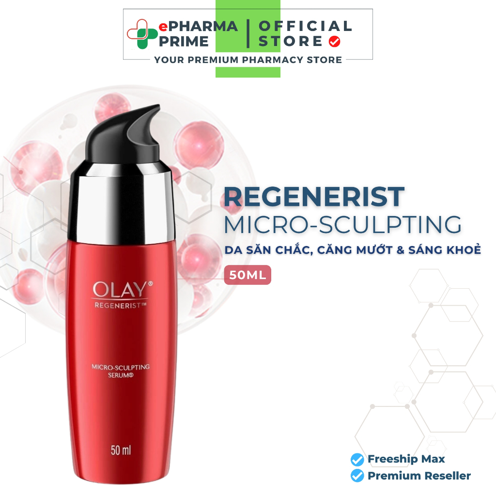 Tinh Chất OLAY Regenerist Micro-Sculpting Serum Sáng Khỏe, Phục Hồi Dấu Hiệu Lão Hóa 50g