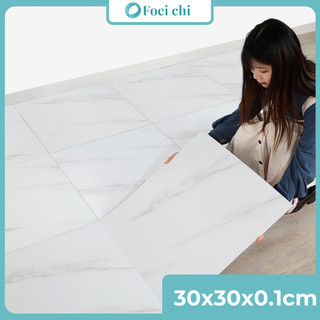 Miếng dán sàn nhà sang trọng BUNA, có keo dán sẵn, chống thấm,chất liệu PVC, kích thước 30x30x0.1cm