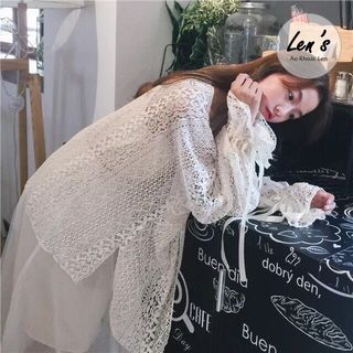 Áo Khoác Ren Tiểu Thư Nàng Len