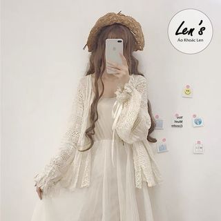 Áo Khoác Ren Tiểu Thư Nàng Len