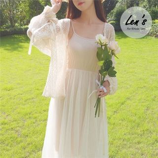 Áo Khoác Ren Tiểu Thư Nàng Len