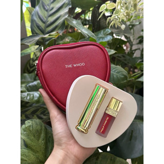 Set son dưỡng môi đông y The history of Whoo Gongjinhyang: Mi Glow Lip Balm Special Red/wine red Phiên Bản Giới Hạn