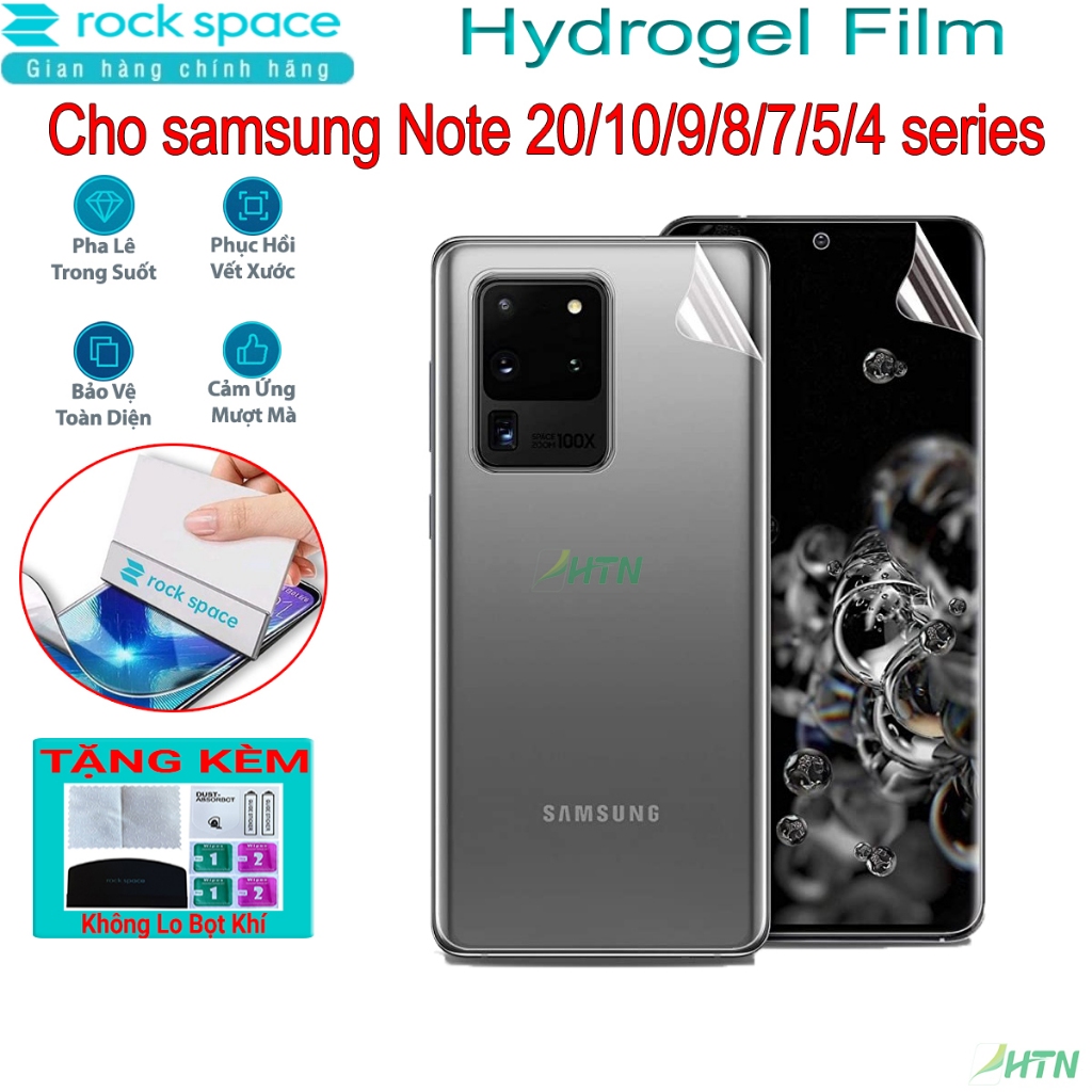 Miếng Dán PPF Cao Cấp Samsung Note 20 Ultra / 10 Plus / 9 / 8 / 7 / 5 / 4 Trong Suốt Rock Space - Dán Màn Hình, Lưng