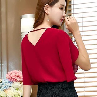 .ÁO SƠ MI NỮ ❣️FREESHIP❣️ÁO CỔ V TAY SẺ NHIỀU MÀU CHẤT VẢI MỀM