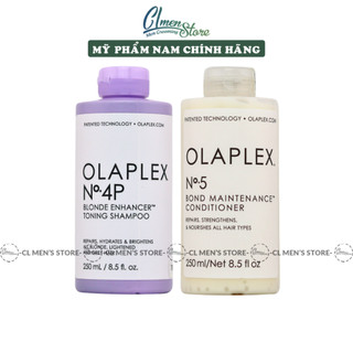  Dầu Gội và Dầu Xả Làm Sáng Màu Tóc Tẩy Nhuộm Olaplex Shampoo No.4P & Conditioner No.5 - 250ml 