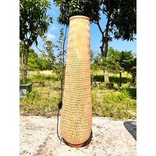 Đèn ngủ mây tre đan, đèn trang trí