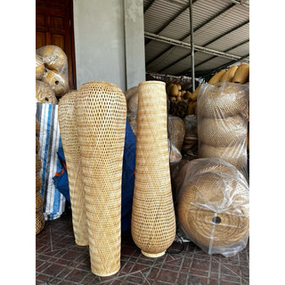 Đèn ngủ mây tre đan, đèn trang trí