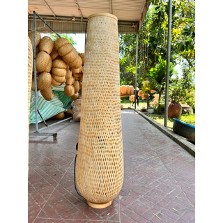 Đèn ngủ mây tre đan, đèn trang trí