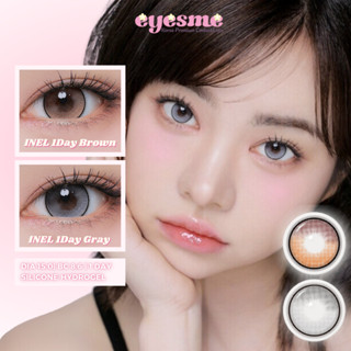 [Eyesme x I-Sha] Lens 1 ngày - Inel 1 Day - Lens xám, lens nâu giãn tròng to 15.0mm