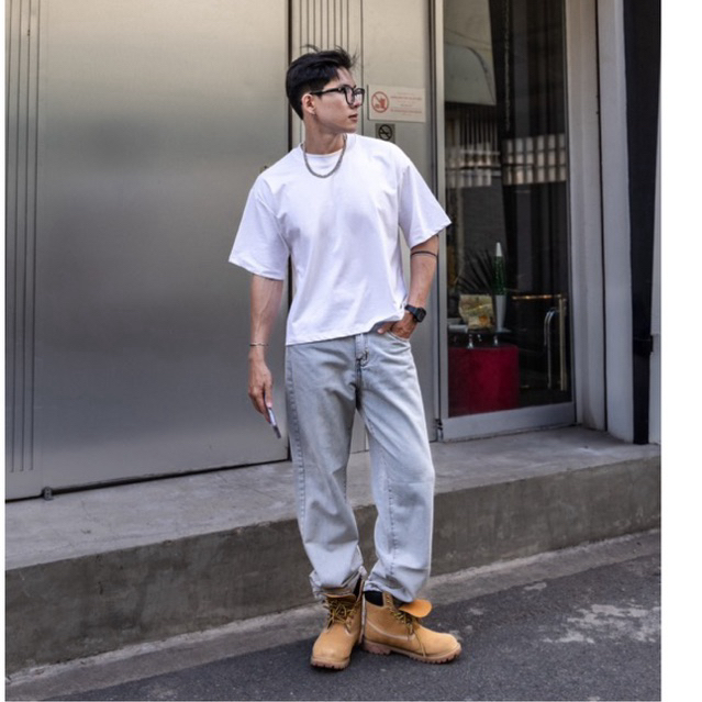 Áo Thun Boxy Gimme - Premium Cotton Sợi Đôi - 250gsm 2 Chiều - GMBX1 | BigBuy360 - bigbuy360.vn