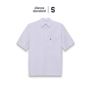 Áo sơ mi ngắn tay SilenceStandard Premium Oxford Stripe [SO07]