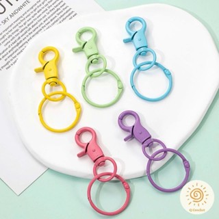 Móc khóa càng cua kèm móc tròn nhiều màu sắc