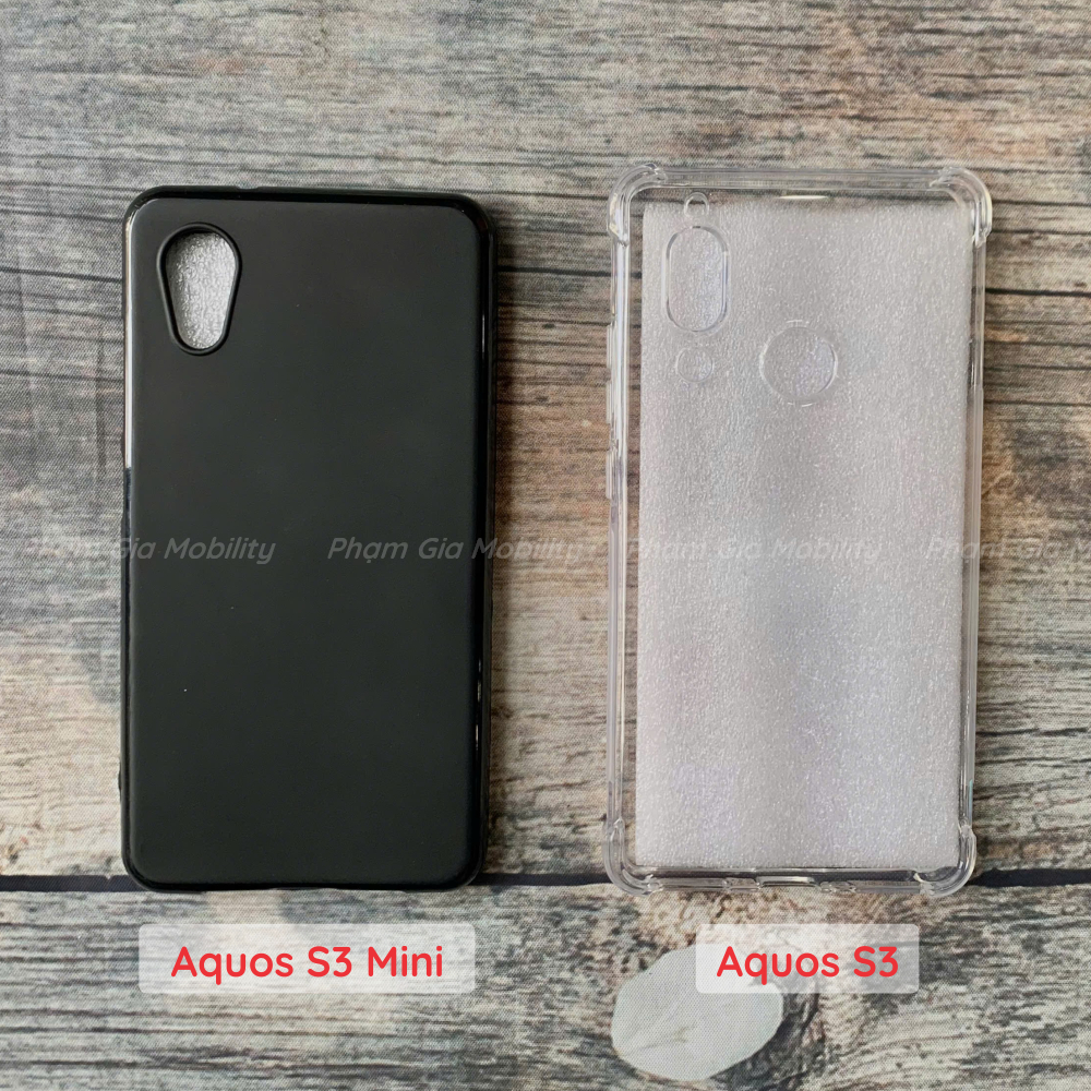 Ốp lưng Sharp Aquos S3 / Aquos S3 mini loại dẻo đen, dẻo trong chống sốc cao cấp, bền đẹp