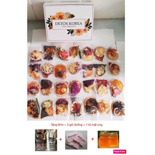 Set Vip 30 Gói Trà Detox hoa quả sấy khô, đẹp dáng, đẹp da DETOX KOREA