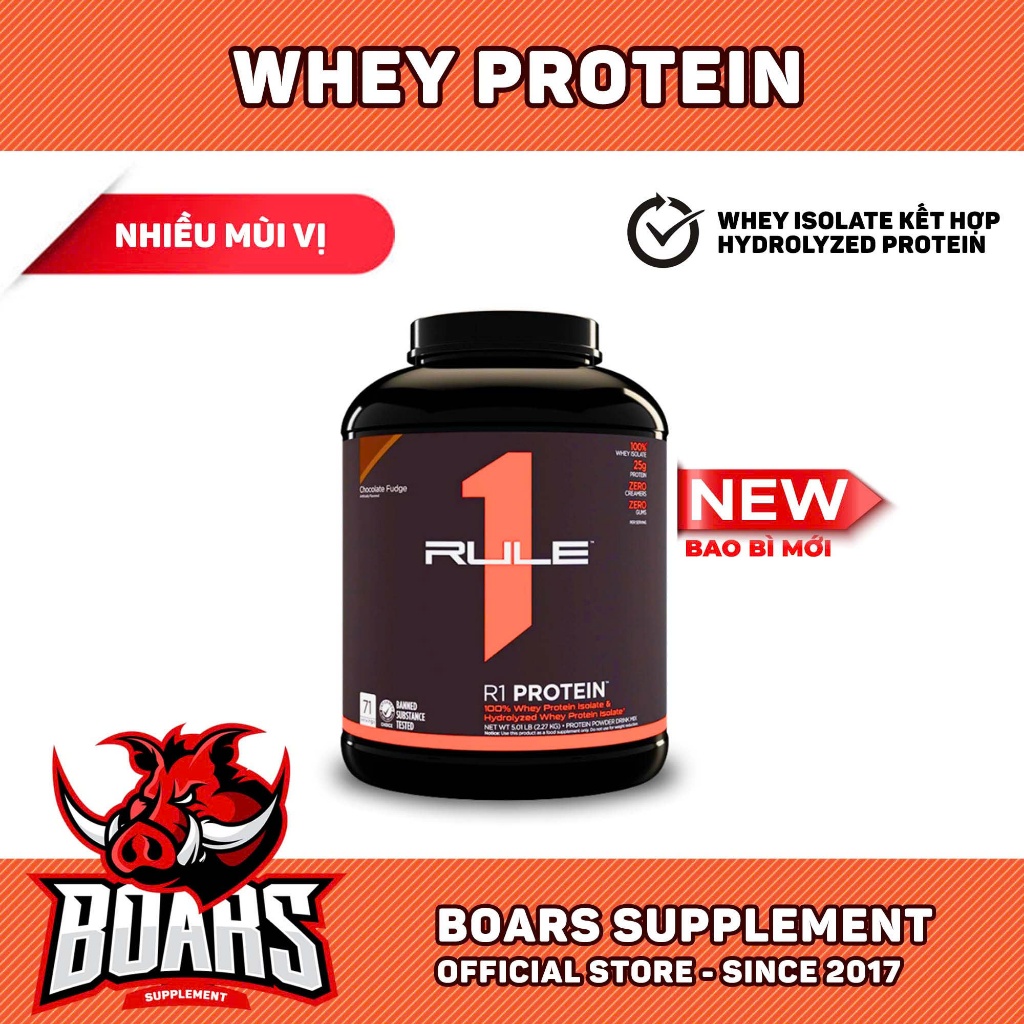 RULE1 PROTEIN ISOLATE - SỮA TĂNG CƠ WHEY PROTEIN CHẤT LƯỢNG