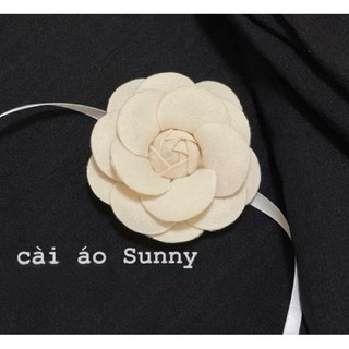 Hoa trà cài áo handmade - Sunny MS81
