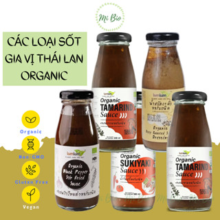 Sốt tiêu đen - Sốt Teriyaki - Sốt mè - Sốt Ớt - Sốt Tom Yum hữu cơ 200gr Lumlum - Asian Organics - Gia vị Thái