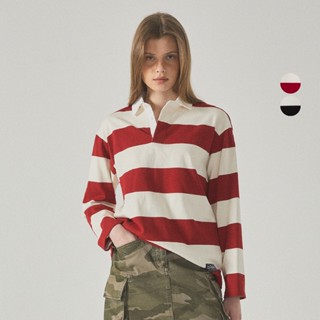 Áo Thun WHO.A.U Rugby Striped T-shirt_WHLSF1191F