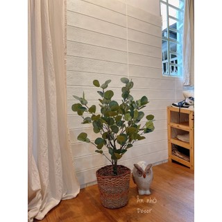 Cây bạch đàn 85cm - cây giả decor