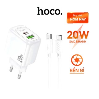 Bộ cáp sạc 2 cổng CS54A Hoco sạc nhanh chất liệu abs chống cháy nổ an toàn tiện ích dễ dử dụng