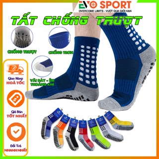 Tất đá bóng chống trơn, vớ đá banh, tất thể thao chống trượt bóng đá hàng cao cấp đủ màu