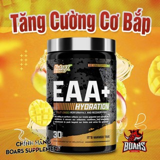 NUTREX EAA + HYDRATION, EAA BCAA & ĐIỆN GIẢI BÙ NƯỚC, BÙ KHOÁNG, PHỤC HỒI, PHÁT TRIỂN C Ơ BẮ P TỐI ƯU