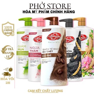 Sữa tắm Lifebuoy Detox Matcha Khổ Qua, Muối hồng, Than Hoạt Tính, Cà Phê 800gr