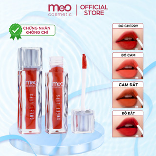 Son kem lì thuần chay, không chì MeO Sweet Lips MeO Cosmetc dạng nước, mịn lì lâu trôi, hiệu ứng căng mọng 3g