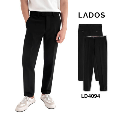 Quần tây công sở nam LADOS-4094 chất tuyết tằm cao cấp, lưng chun rút điều chỉnh được độ rộng như ý