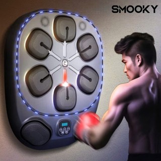 Máy đấm bốc phát nhạc 8 điểm đấm chính hãng SMOOKY cảm biến âm nhạc - Kết nối bluetooth điện thoại