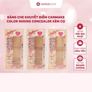 Bảng che khuyết điểm Canmake Color Mixing Concealer chống nắng SPF50 PA++++ Nội địa Nhật