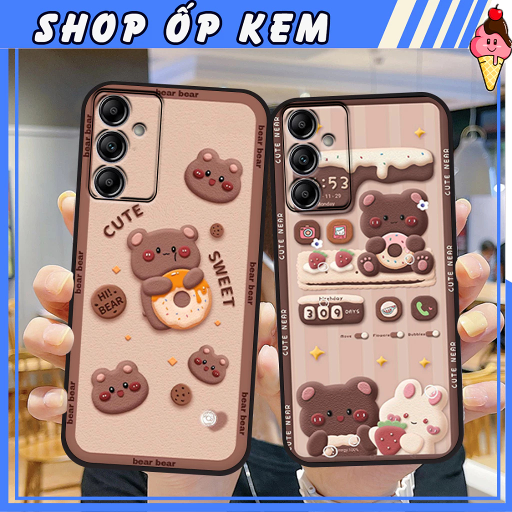Ốp Lưng Samsung S25, S25 PLUS, S25 EDGE, S25 ULTRA in hình gấu cute dễ thương