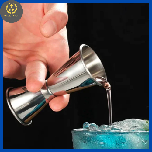 Zigger pha chế cocktail, ly đong 2 đầu inox SUS304 cao cấp dung tích 15/30cc , 30/45cc, 30/60cc