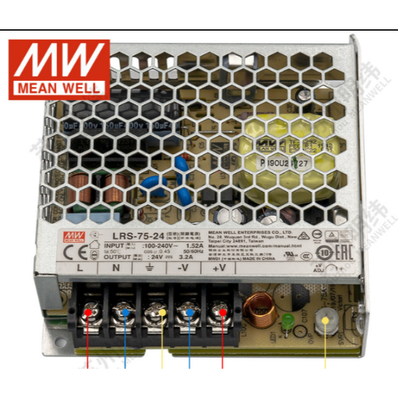Nguồn tổ ong LRS-35-24 36W 24V 1.5A / chính hãng Meanwell  chất lượng cao