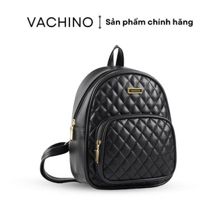  Balo Da Nữ Mini chần bông họa tiết hình thoi VACHINO BG006 