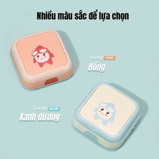  【COD Máy rửa kính áp tròng rửa lens tự động Tiện lợi dễ dàng sử dụng Tự chuẩn bị pin Màu sắc ngẫu nhiên 