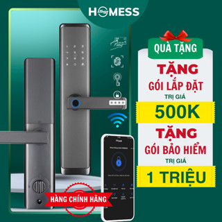 Khóa cửa thông minh Fuji FS-A300 thiết kế mặt nhám chống bụi bẩn mở khóa bằng vân tay mật mã thẻ từ và app mở từ xa