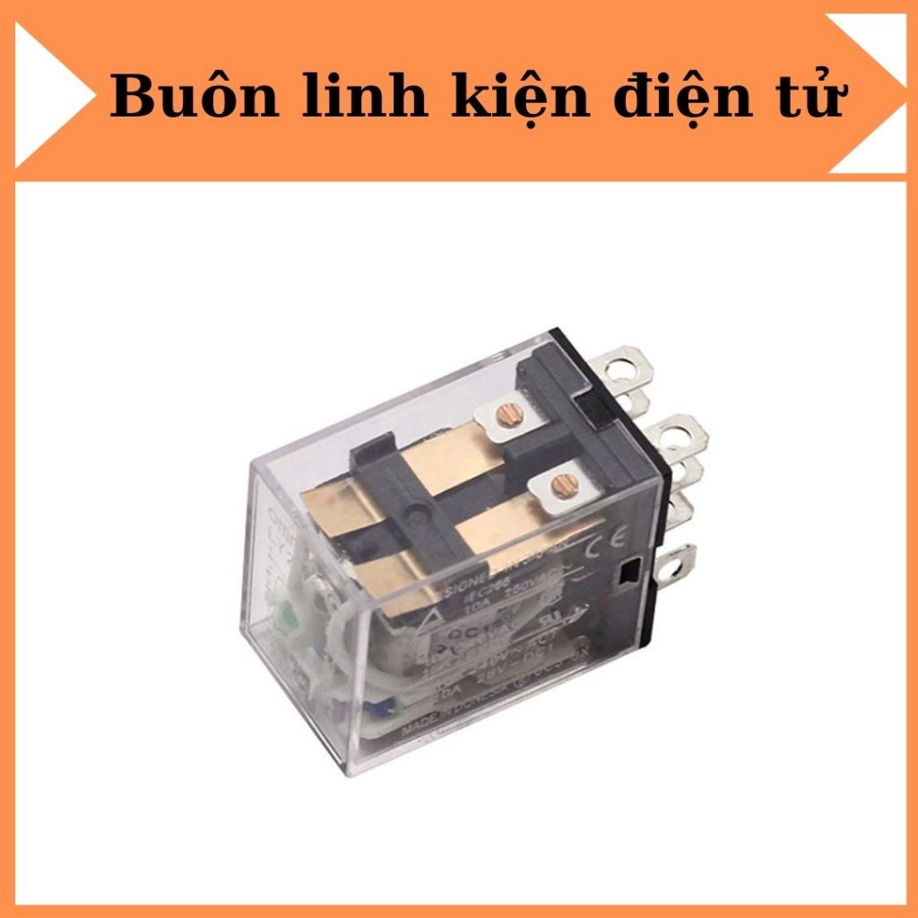 Relay Omron 24V 8 chân, Rơ le 24V, Relay trung gian 24V
