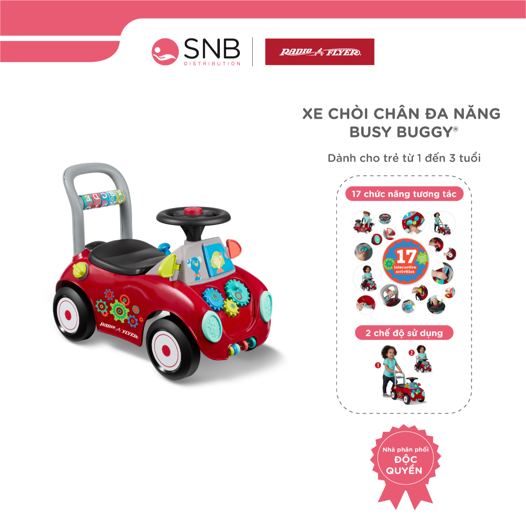 Xe chòi chân đa năng Radio Flyer Busy Buggy®