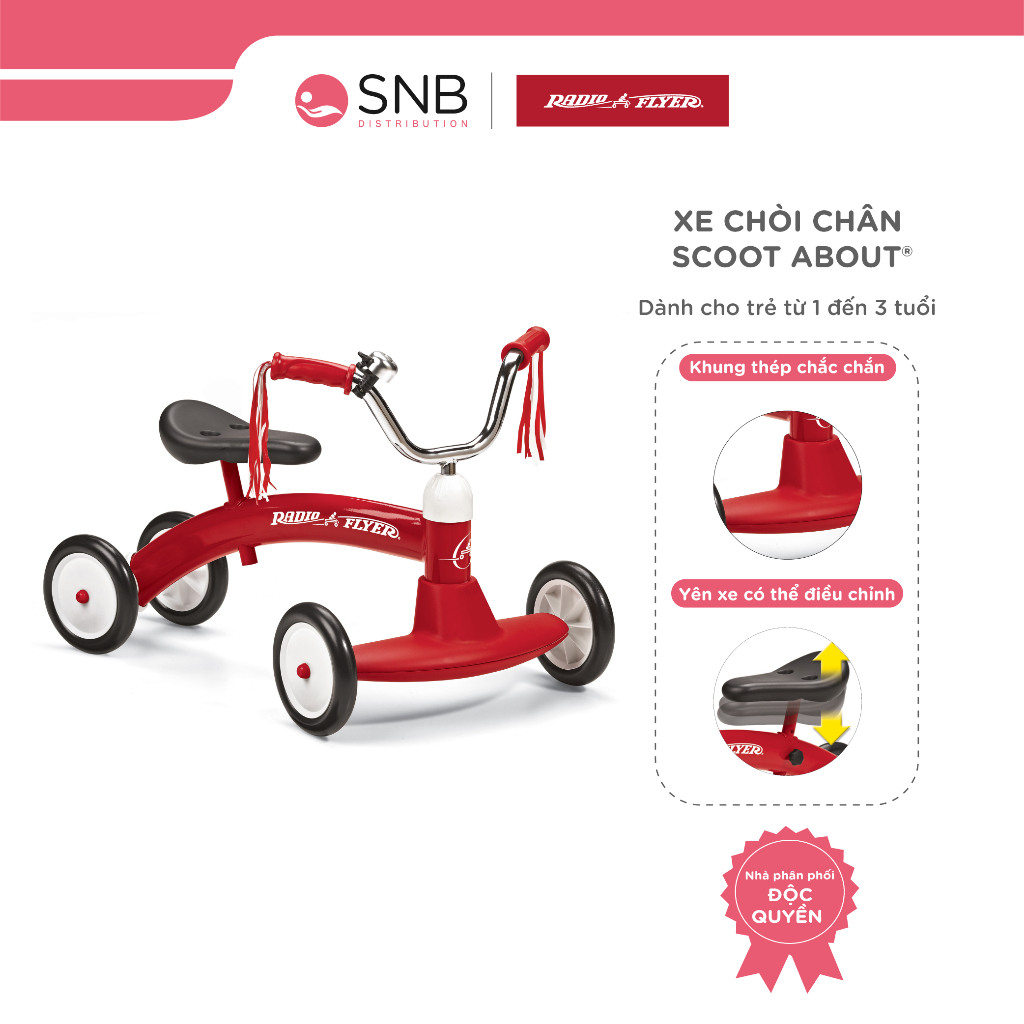 Xe chòi chân Radio Flyer Scoot About®
