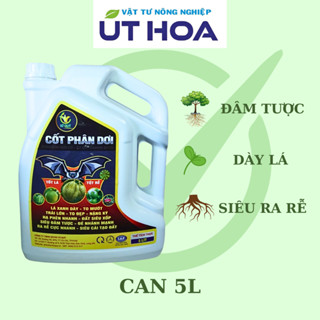 Phân Bón CỐT PHÂN DƠI Can 5 Lít Hữu Cơ - Siêu đâm tược, ra rễ cực nhanh, đẻ nhánh mạnh